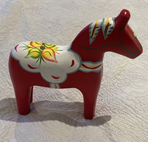 Large red swedish hand painted - swedish,