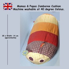 Mamas & Papas Jamboree large Cushion Machine washable at 40 degree Celsius.