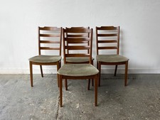 Set of four 1970s Mid-Century dining chairs by E. Gomme / G Plan
