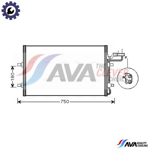 Condenser air conditioning - condenser,