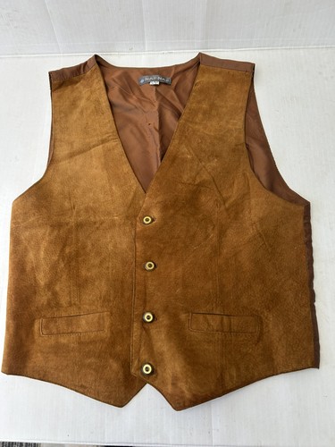 Nafnaf genuine suede waistcoat - genuine,