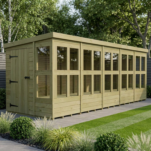 Pent potting shed - pent,