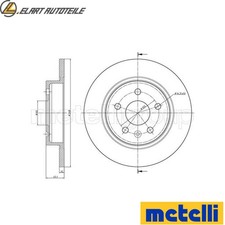 2x Brake Disc 23-1002C for Opel Mokka/X Astra/J/Sports/Tourer/Classic/Family  