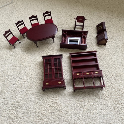 Dolls house wooden furniture - wooden,
