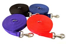 Horse Lunge Line Large Dog Training Lead 18 Colours 1.5m 3m 6m 9m 25mm Cushion
