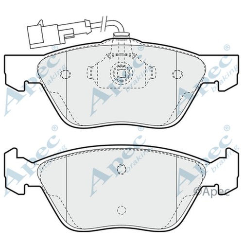 Brake pads set for alfa - set,