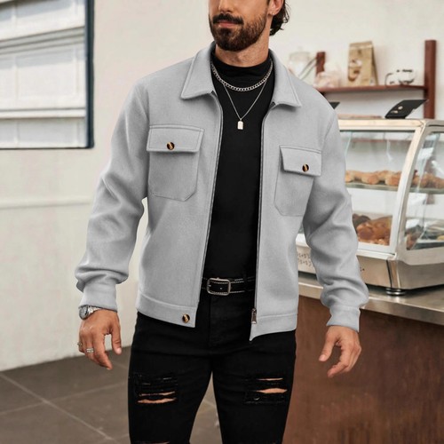Men zip jacket - jacket, fall