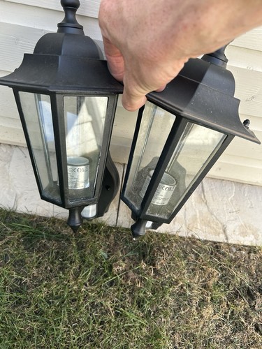 Outdoor black wall lantern - outdoor,