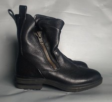 Ladies Ecco Black Real Leather