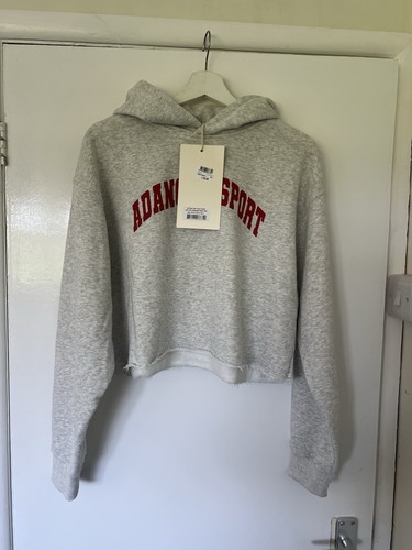 Adanola crop hoodie grey - crop, marl