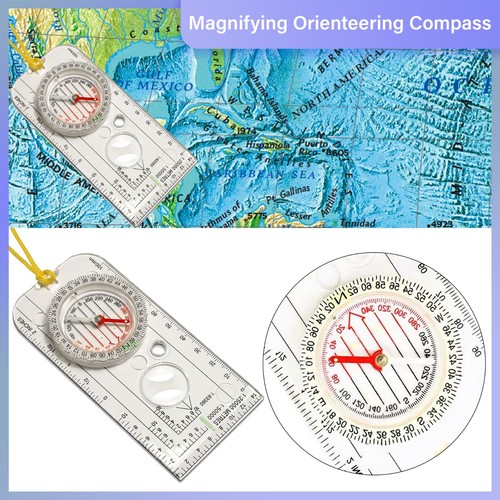 Magnifying compass army - compass, scout