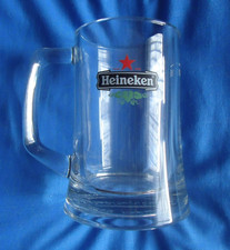 Half pint Heineken Lager Beer Glass Stein with handle 0.25l (S)