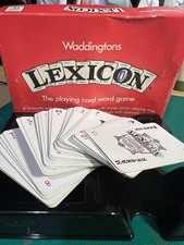 Waddingtons Lexicon Game. The Playing Card Word Game. Vintage 1977.