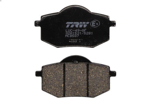 Brake pad set disc - pad, trw