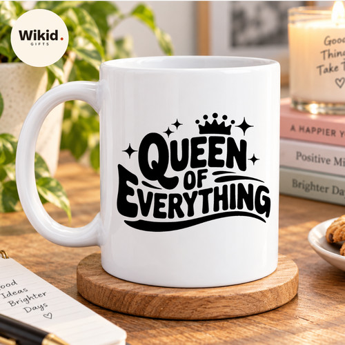 Funny mug gift queen - mug, of