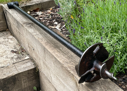 Vintage garden handle monkey - t,