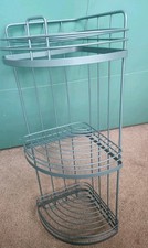 Bathroom Shelf Shower Pole Caddy Rack Storage Organiser Tray Holder