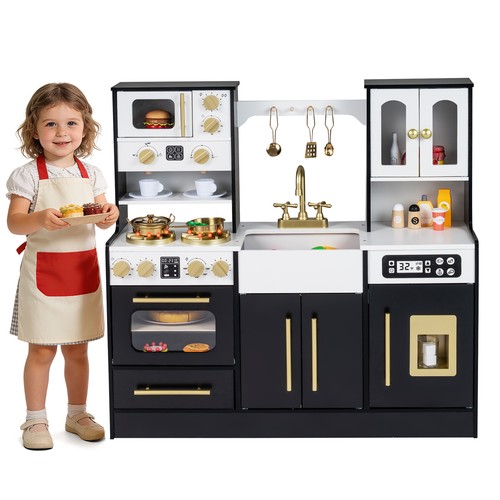 Costway play kitchen kids - kitchen,