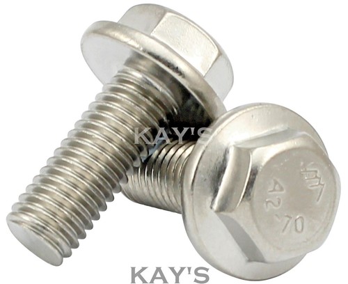 Flanged hexagon head bolts - flanged,