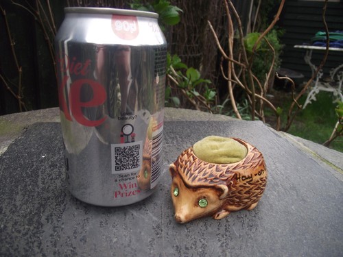 Cute mid century hedgehog pin - cute,