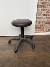 Commercial Grade Salon Chair Stool Vinyl Seat Gas Lift, Rotates  (2197)