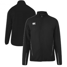 Canterbury Men's Track Jacket Black & White Rugby Jacket - New