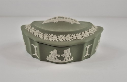 Vintage green jasper wedgewood - green,