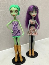 Monster High Create-A- Monster Zombie Girl & Gorgon Doll Set with Accessories