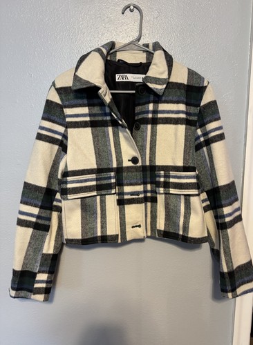 Zara women plaid short - plaid,
