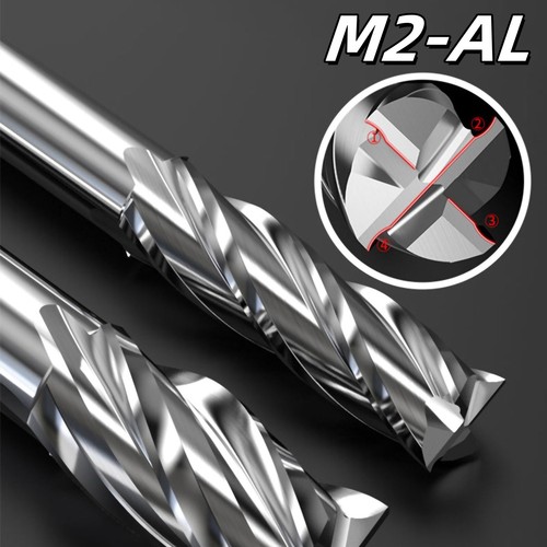Hss flute end mill - 4,