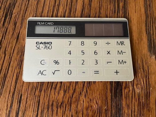 Vintage 80s casio 760 - vintage,