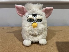 1998 TIGER FURBY - WHITE WITH PINK EARS - FREE UK POSTAGE!!