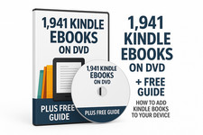 1,941 Kindle eBooks on DVD + Free Guide – How to Add Kindle Books to Your Device