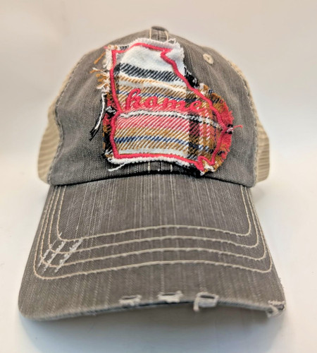 Georgia distressed trucker - distressed, hat