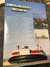 Fun brochure Hovercraft aviation original A4 booklet ship aviation 1967 boat