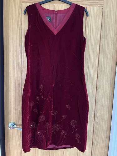 Laura ashley velvet dress - laura,