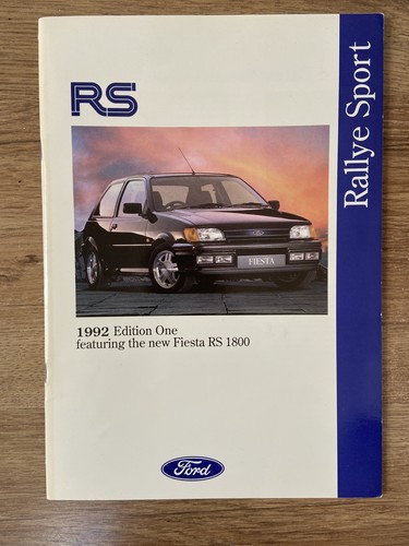 Ford rallye sport edition - rallye, one
