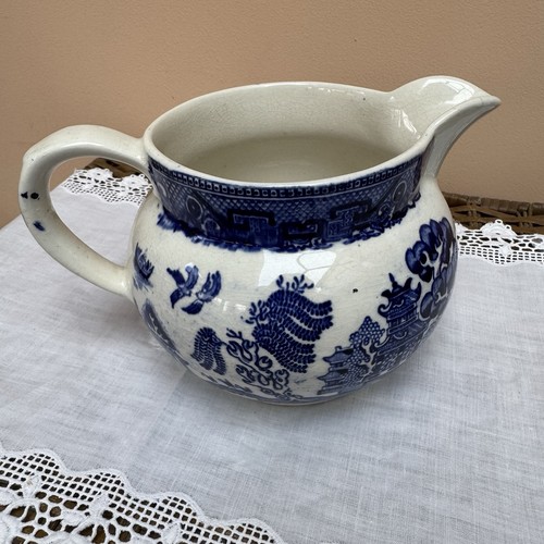 Early antique blue - blue, willow