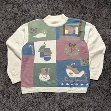 Vintage Winter Patchwork Knit