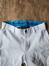 White Saddle Huggers Breeches - UK 8 / EU 36 - Equestrian Riding Trousers