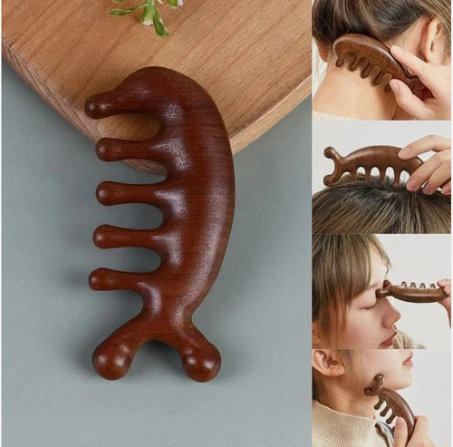 Natural sandalwood head scalp - sandalwood,