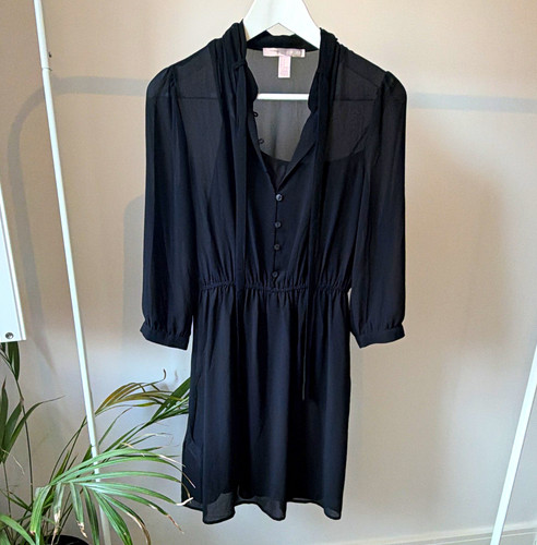 Forever black sheer chiffon - 21,