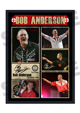 Bob Anderson Darts Legend A4/A3 Print Memorabilia/Collectable signed #226