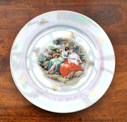 Vintage plate lustre - vintage,