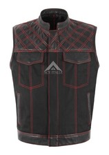 Men's Biker Waistcoat Vest
