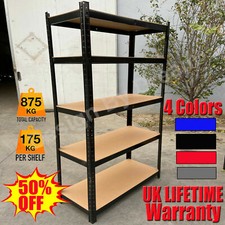 5 TIER METAL SHELVING UNITS