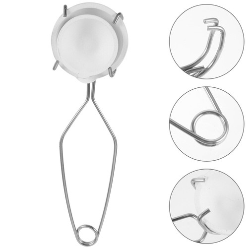 Crucible with tongs melting - with,