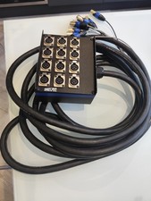 12 x XLR Input Stage Snake, 8 Meters