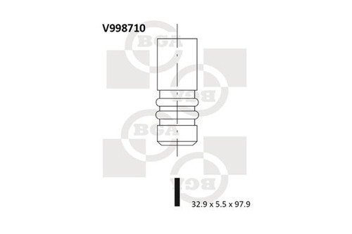 Intake valve fits citroen - citroen, c1