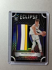 Dalton Knecht  LA Lakers  Panini Obsidian NBA 2024-25  ECLIPSE ROOKIE PATCH /249